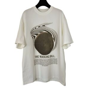 NWOT DYNASTY BOWLING Men's Heavy Thick Designer High Quality Graphic T-shirt L